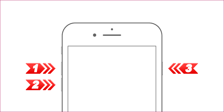 iPhone 8 / 8 Plusの再起動方法