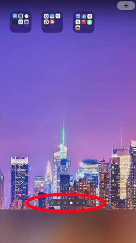 アプリやホーム画面の非表示方法02